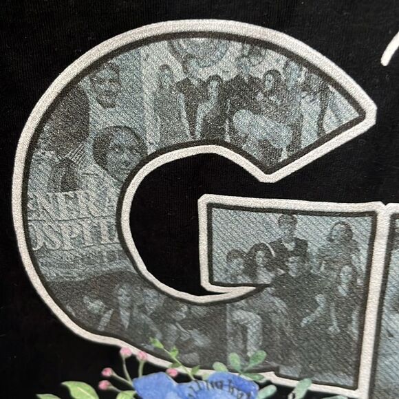 General Hospital Black Graphic T-Shirt with Floral Design 3X NWT - Picture 5 of 8